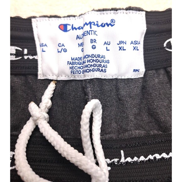 Vintage Champion Classic Authentic Gym Shorts Dark Gray Men's Large Drawstring - Picture 5 of 8